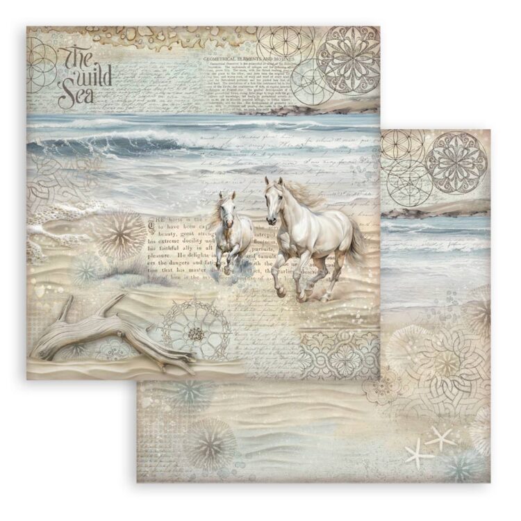 STAMPERIA SILENT SEA БЛОКЧЕ ХАРТИЯ 20,3/20,3 СМ-SBBS125 - Изображение 22