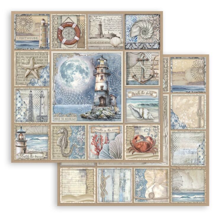 STAMPERIA SILENT SEA БЛОКЧЕ ХАРТИЯ 20,3/20,3 СМ-SBBS125 - Изображение 19