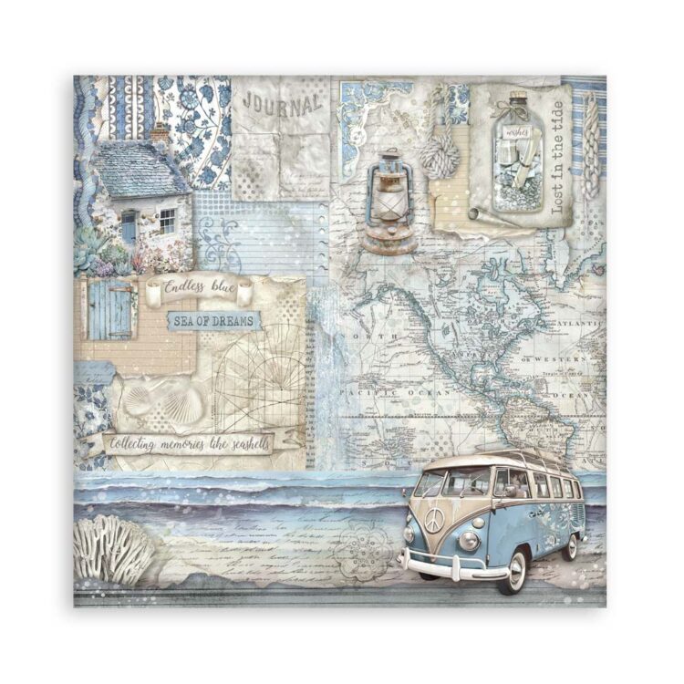 STAMPERIA SILENT SEA БЛОКЧЕ ХАРТИЯ 20,3/20,3 СМ-SBBS125 - Изображение 15