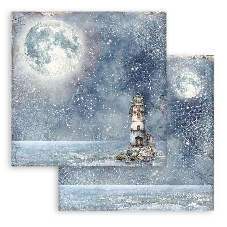 STAMPERIA SILENT SEA БЛОКЧЕ ХАРТИЯ 20,3/20,3 СМ-SBBS126 - Изображение 8