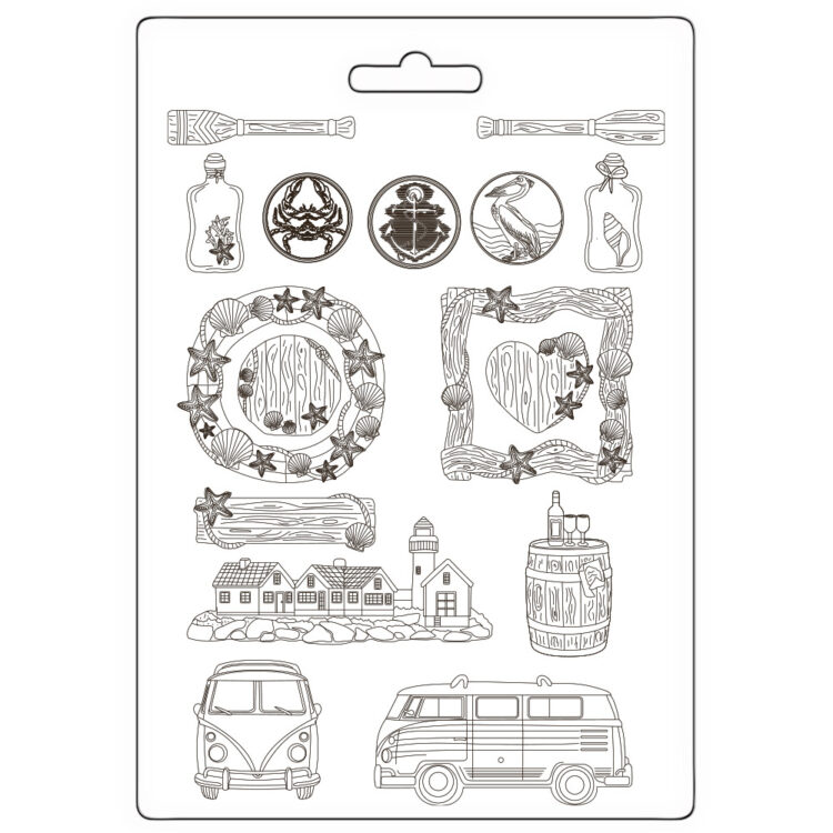 full_K3PTA4591_1 STAMPERIA SILENT SEA SOFT MOULD A4 - K3PTA4591 - Изображение 1