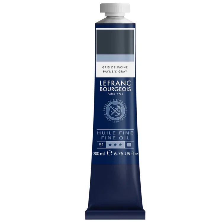 L&B МАСЛЕНА БОЯ FINE 200 МЛ -  PAYNE GREY 261 - Изображение 1