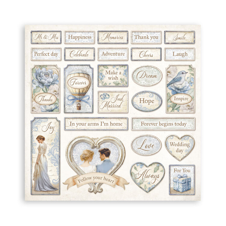 STAMPERIA TIMELESS БЛОКЧЕ 20,3/20,3 СМ -SBBSXB13 - Изображение 21
