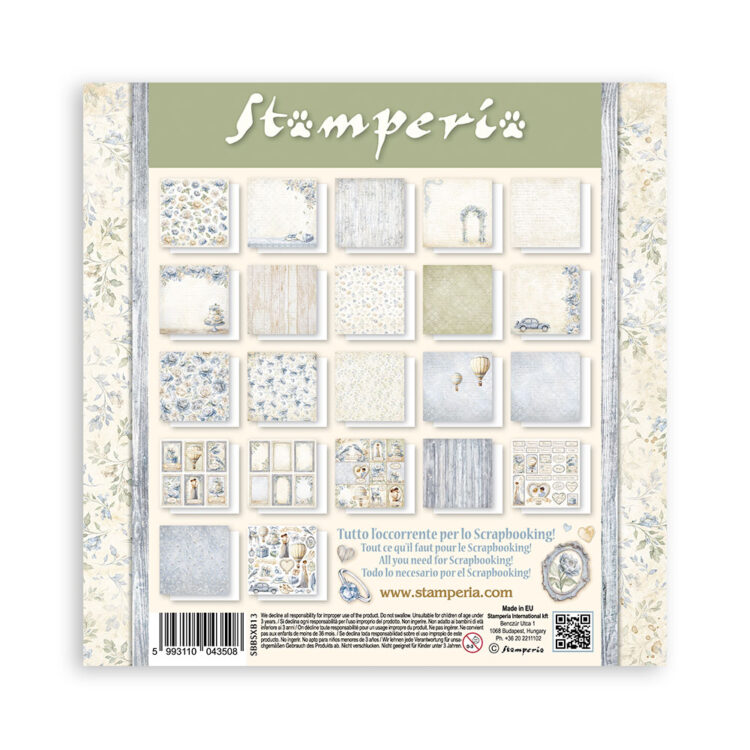 STAMPERIA TIMELESS БЛОКЧЕ 20,3/20,3 СМ -SBBSXB13 - Изображение 23
