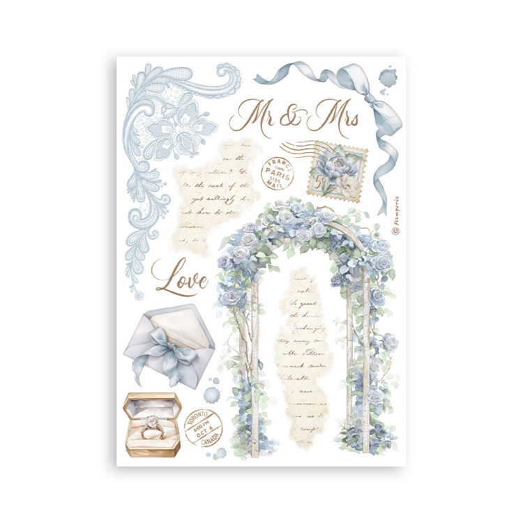 STAMPERIA TIMELESS WASHI PAD 8 ЛИСТА A5 -SBW20 - Изображение 6