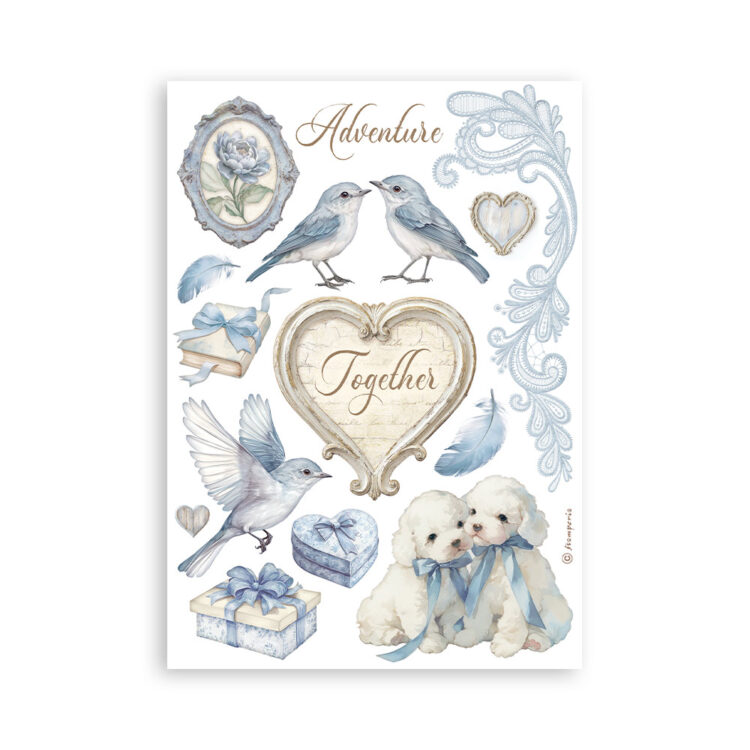 STAMPERIA TIMELESS WASHI PAD 8 ЛИСТА A5 -SBW20 - Изображение 7