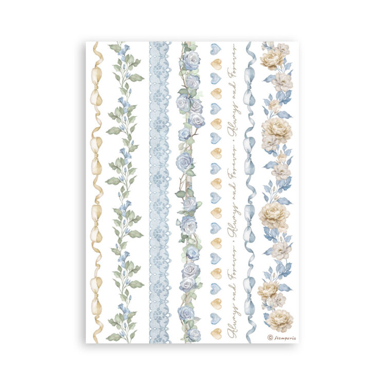 STAMPERIA TIMELESS WASHI PAD 8 ЛИСТА A5 -SBW20 - Изображение 8