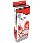 DALER ROWNEY OIL CREATIVE SET КОМПЛЕКТ СЪС СТАТИВ 40 ЧАСТИ