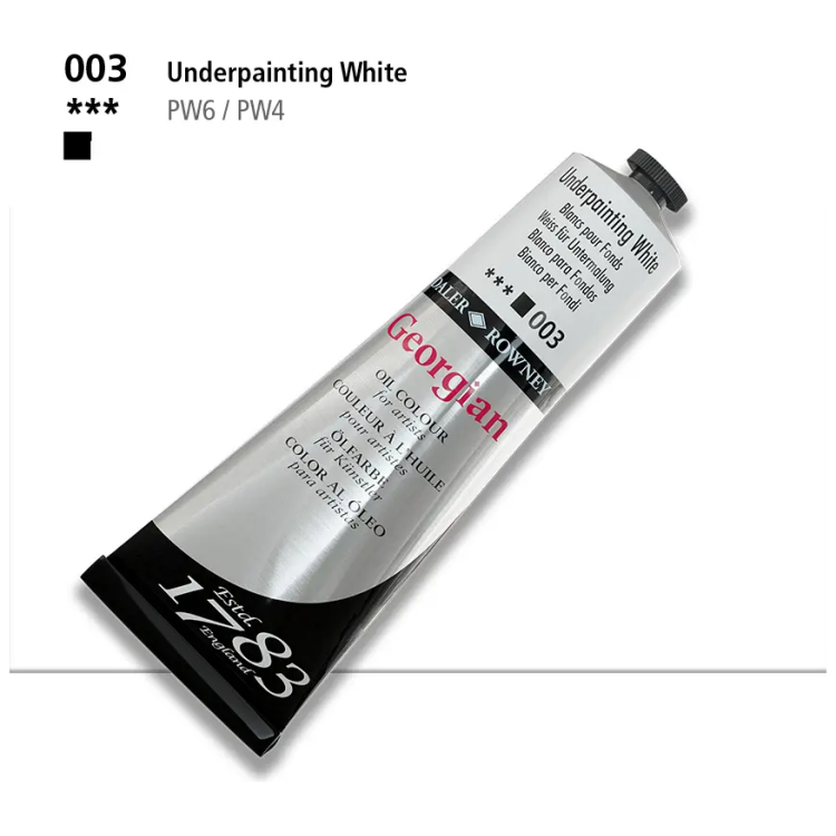 DALER ROWNEY МАСЛЕНА БОЯ GEORGIAN 225 МЛ-UNDERPAINTING WHITE - Изображение 1