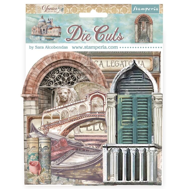 full_DFLDC117_1 STAMPERIA VENICE DIE CUTS DFLDC117 - Изображение 1