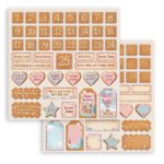 STAMPERIA CANDY CHRISTMAS БЛОКЧЕ ХАРТИЯ 30,5/30,5СМ-SBBL173 - Изображение 4