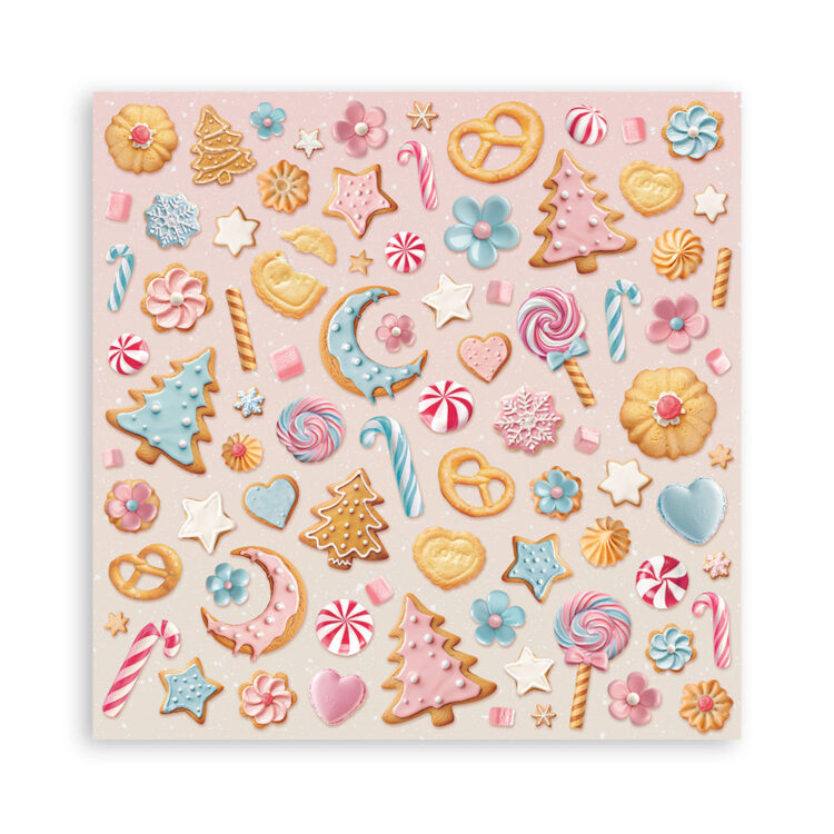 STAMPERIA CANDY CHRISTMAS БЛОКЧЕ 30,5/30,5 СМ - SBBXLB27 - Изображение 22