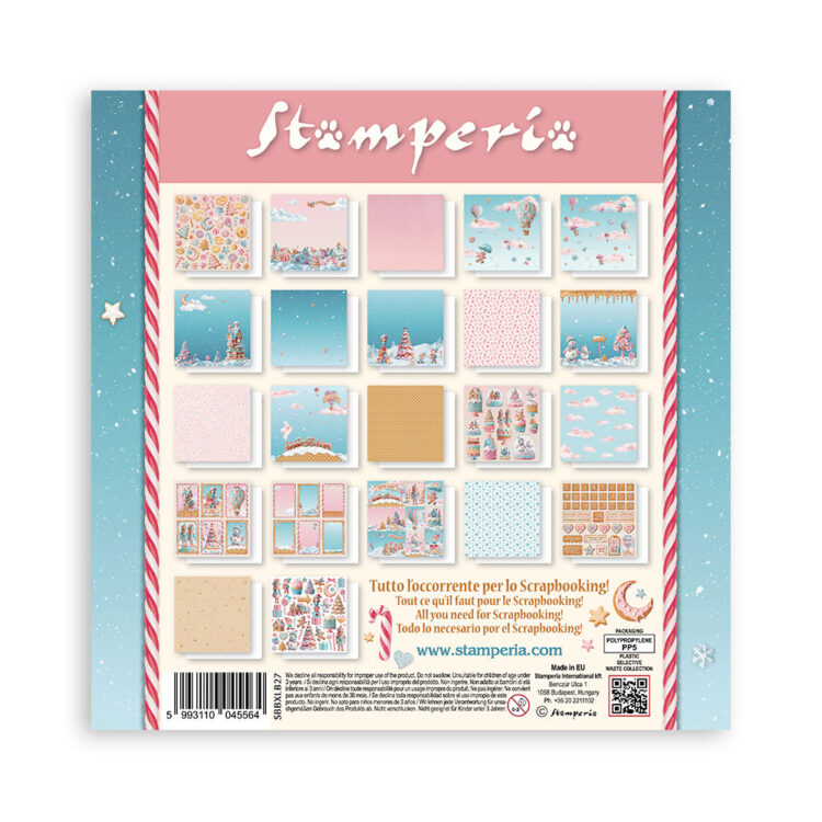 STAMPERIA CANDY CHRISTMAS БЛОКЧЕ 30,5/30,5 СМ - SBBXLB27 - Изображение 24