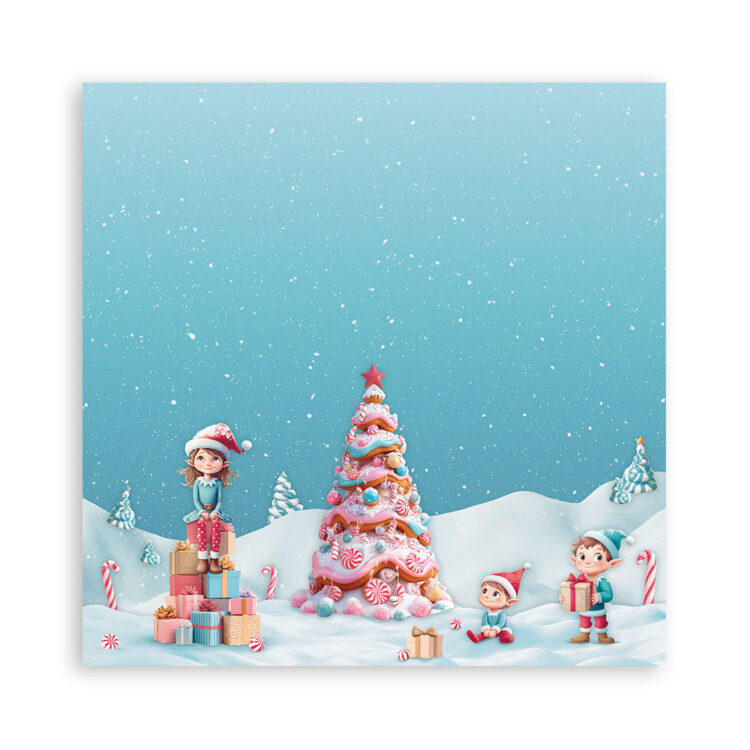 STAMPERIA CANDY CHRISTMAS БЛОКЧЕ 30,5/30,5 СМ - SBBXLB27 - Изображение 15
