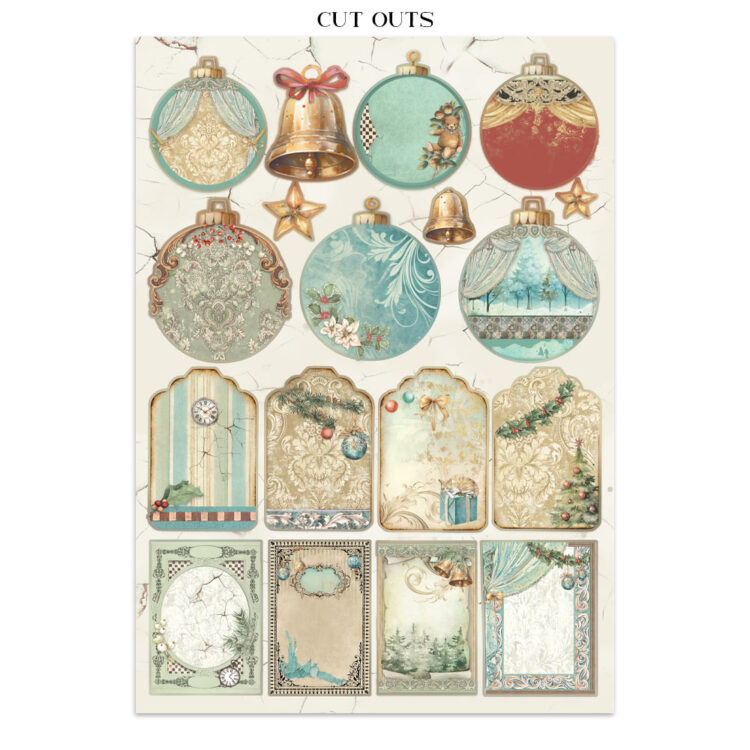 STAMPERIA ALICE IN CHRISTMAS JUNK JOURNAL - SBJK03 - Изображение 23