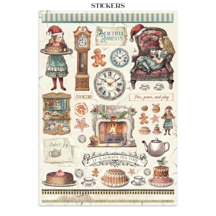 STAMPERIA ALICE IN CHRISTMAS JUNK JOURNAL - SBJK03 - Изображение 9