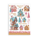 STAMPERIA CANDY CHRISTMAS WASHI PAD 8 ЛИСТА A5 - SBW22 - Изображение 5