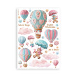 STAMPERIA CANDY CHRISTMAS WASHI PAD 8 ЛИСТА A5 - SBW22 - Изображение 6