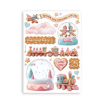 STAMPERIA CANDY CHRISTMAS WASHI PAD 8 ЛИСТА A5 - SBW22 - Изображение 7