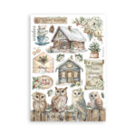 STAMPERIA THE OWL'S HOUSE WASHI PAD 8 ЛИСТА A5 - SBW23 - Изображение 2