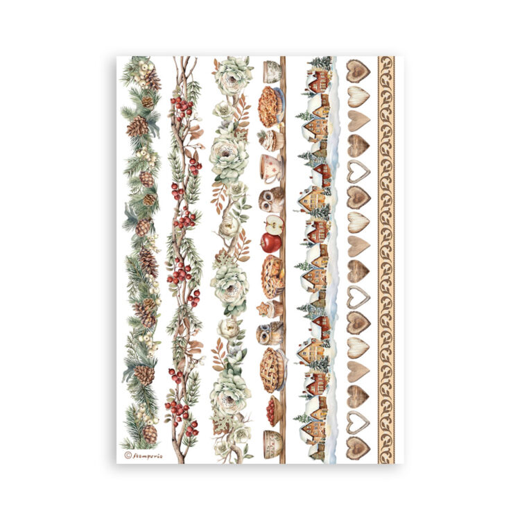 STAMPERIA THE OWL'S HOUSE WASHI PAD 8 ЛИСТА A5 - SBW23 - Изображение 8