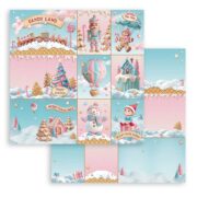 STAMPERIA CANDY CHRISTMAS КАРТОН 30,5/30,5СМ - SBB1083