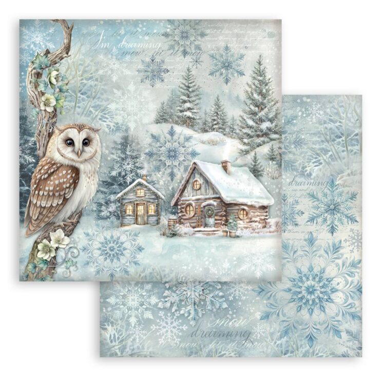 STAMPERIA THE OWL'S HOUSE КАРТОН 30,5/30,5СМ - SBB1086 - Изображение 1