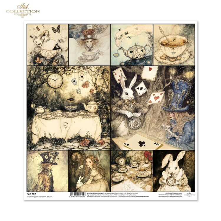 SL1787 ITD COLLECTION ДИЗАЙНЕРСКИ КАРТОН 31/32 - SL1787 - Изображение 1