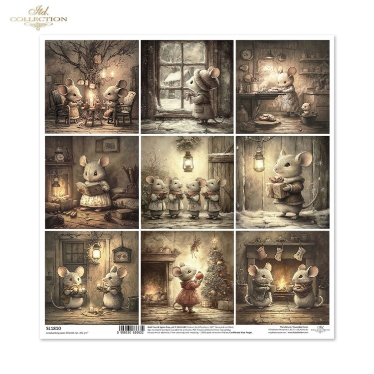 SL1810 ITD COLLECTION ДИЗАЙНЕРСКИ КАРТОН 31/32 - SL1810 - Изображение 1