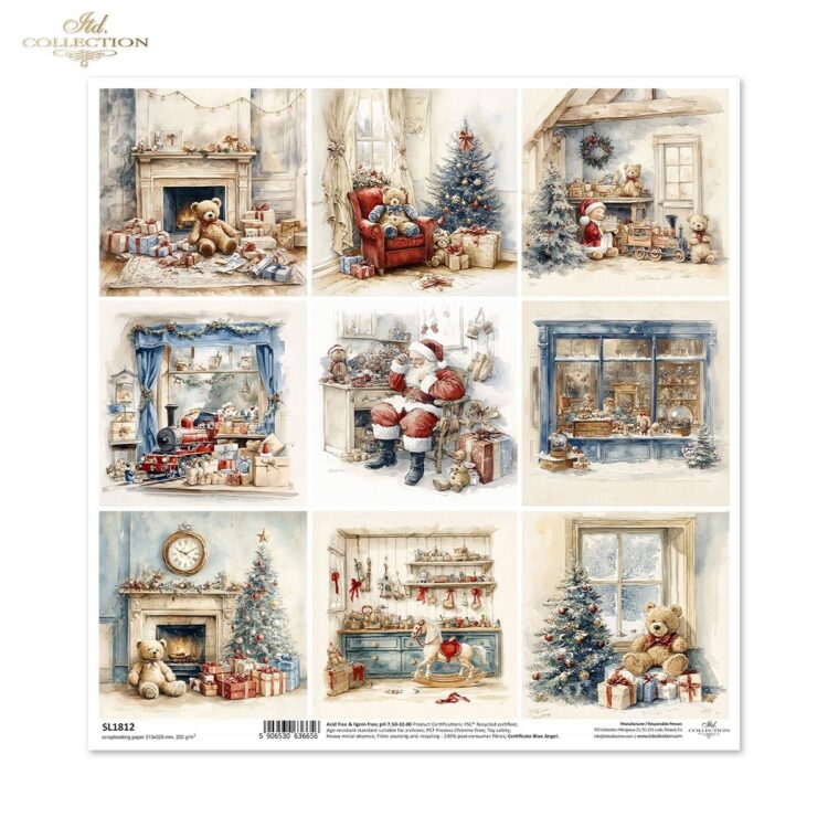 SL1812 ITD COLLECTION ДИЗАЙНЕРСКИ КАРТОН 31/32 - SL1812 - Изображение 1