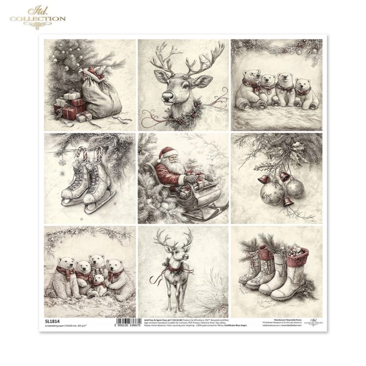 SL1814 ITD COLLECTION ДИЗАЙНЕРСКИ КАРТОН 31/32 - SL1814 - Изображение 1