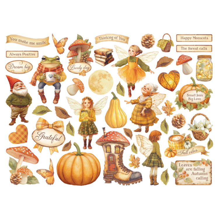 STAMPERIA WHISPERING WOODS DIE CUTS DFLDC120 - Изображение 2