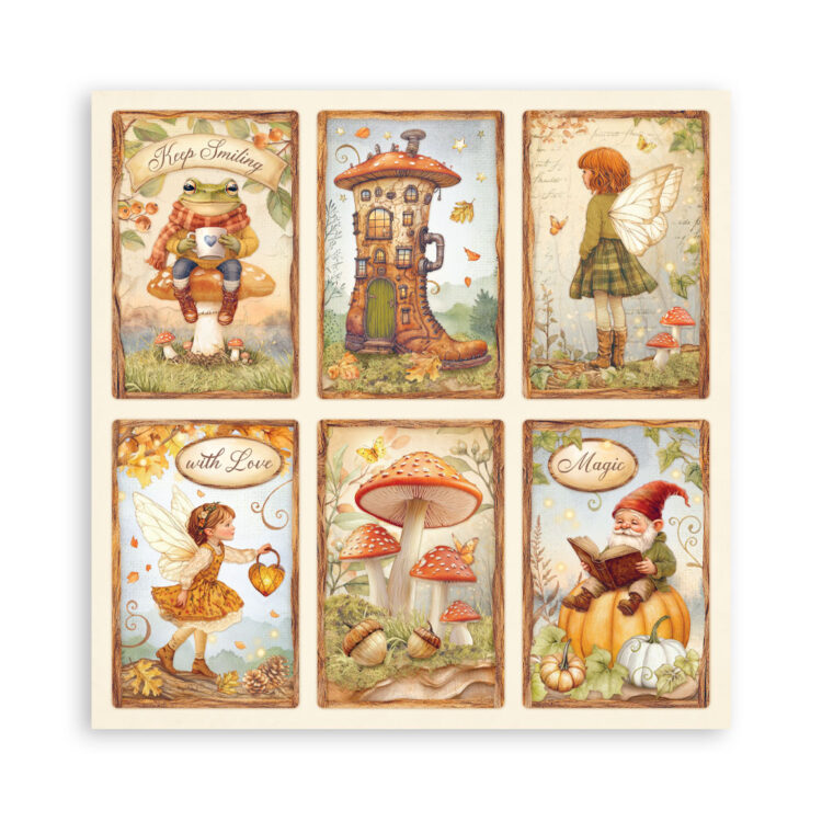 STAMPERIA WHISPERING WOODS БЛОКЧЕ ХАРТИЯ 30,5/30,5СМ-SBBL175 - Изображение 21