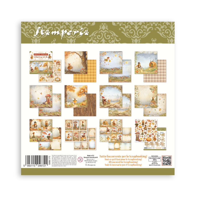 STAMPERIA WHISPERING WOODS БЛОКЧЕ ХАРТИЯ 30,5/30,5СМ-SBBL175 - Изображение 5