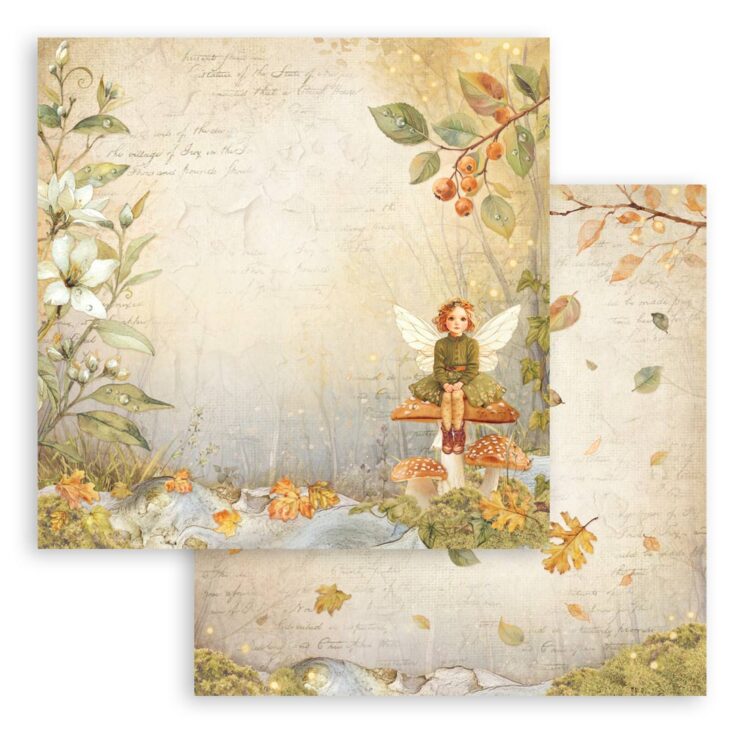 STAMPERIA WHISPERING WOODS БЛОКЧЕ ХАРТИЯ 20,3/20,3СМ-SBBS131 - Изображение 14