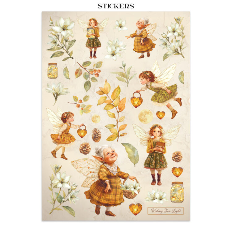 STAMPERIA WHISPERING WOODS JUNK JOURNAL - SBJK04 - Изображение 49