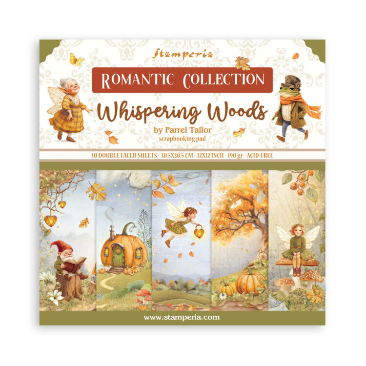 full_SBBL175_1 STAMPERIA WHISPERING WOODS БЛОКЧЕ ХАРТИЯ 30,5/30,5СМ-SBBL175 - Изображение 1