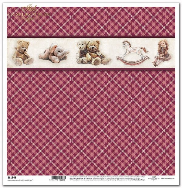 134800 ITD COLLECTION ДИЗАЙНЕРСКИ КАРТОН 31/32 - SL1348 - Изображение 1