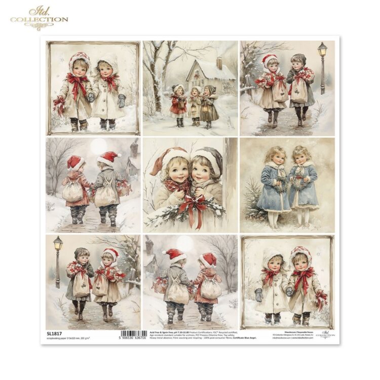 ITD COLLECTION ДИЗАЙНЕРСКИ КАРТОН 31/32 - SL1817 - Изображение 1