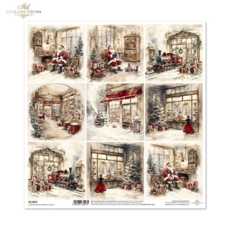 ITD COLLECTION ДИЗАЙНЕРСКИ КАРТОН 31/32 - SL1821 - Изображение 1