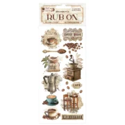 STAMPERIA COFFEE AND CHOCOLATE RUB ON 10,16/21,6СМ- DFLRB193