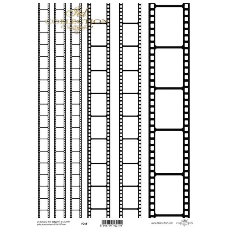 F048 ITD COLLECTION CRYSTAL CLEAR FILM А4, 165ГР, 0,125ММ - F048 - Изображение 1