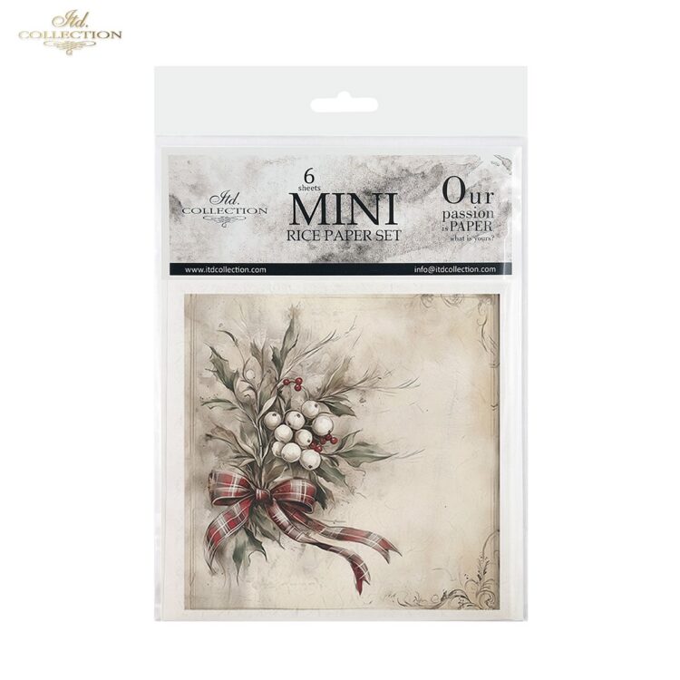 RSM183 ITD COLLECTION MINI RICE PAPER К-КТ 6БР 14.8X14.8CM - RSM183 - Изображение 1