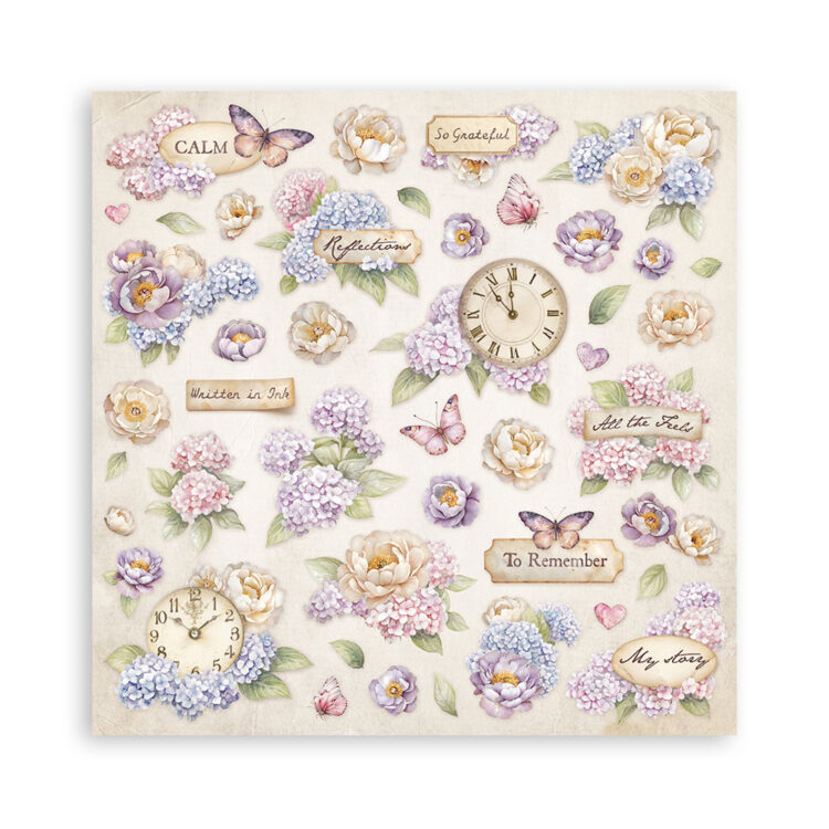 STAMPERIA QUIET DAYS БЛОКЧЕ ХАРТИЯ 20,3/20,3 СМ - SBBS134 - Изображение 2
