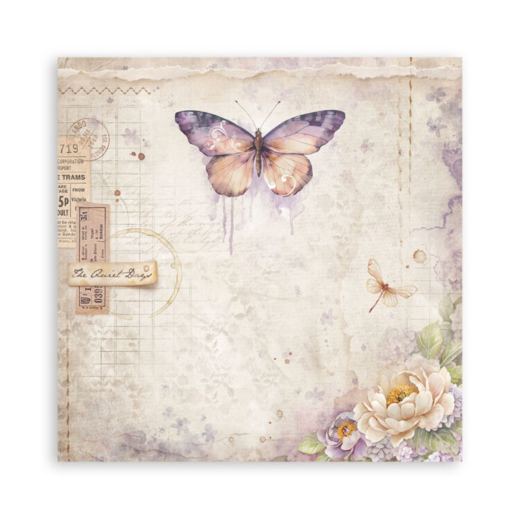 STAMPERIA QUIET DAYS БЛОКЧЕ ХАРТИЯ 20,3/20,3 СМ - SBBS134 - Изображение 5