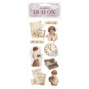 STAMPERIA QUIET DAYS RUB ON 10,16/21,6СМ - DFLRB205