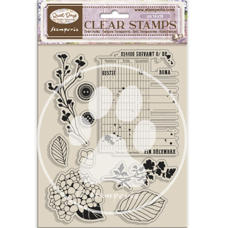 STAMPERIA QUIET DAYS STAMPS 14/18CM WTK229 - Изображение 1