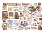 STAMPERIA QUIET DAYS EPHEMERA - DFLCT70 - Изображение 2