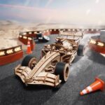 ROBOTIME 3D ДЪРВЕН ПЪЗЕЛ RACING CAR 246 ЧАСТИ LK505 - Изображение 6