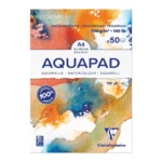 CLAIREFONTAINE СКИЦНИК AQUAPAD COLD PRESSED A4 300 ГР 50 Л